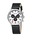 Mondaine Mondaine Neo horloge - zwarte kast - zwart leren band - 41 mm