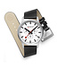 Mondaine Mondaine Neo horloge - zwarte kast - zwart leren band - 41 mm