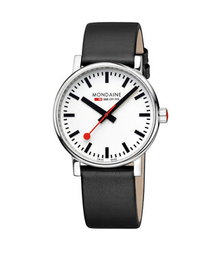 Mondaine Evo2 - Zwart - 40 mm