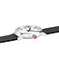 Mondaine Mondaine Evo2 horloge - zilverkleurige kast - zwart leren band - 40 mm