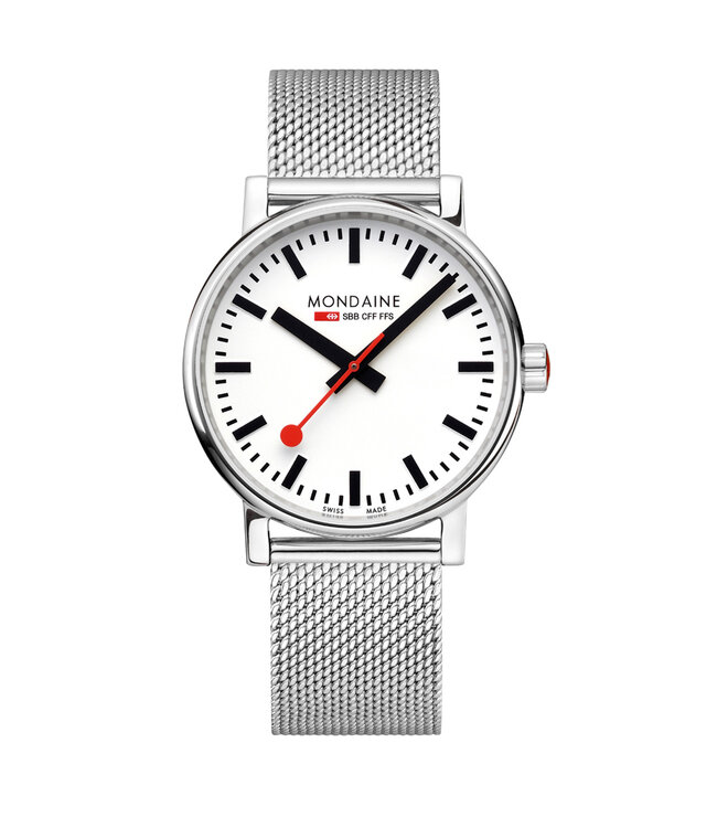 Mondaine MSE.40110.SM - Zilver - 40 mm