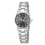 Mondaine Classic horloge - zilverkleurige kast - zilverkleurige mesh band - 30 mm