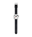 Mondaine Cushion Automatic horloge - zwarte kast - zilverkleurige mesh band - 39 mm