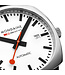 Mondaine Cushion Automatic horloge - zwarte kast - zilverkleurige mesh band - 39 mm
