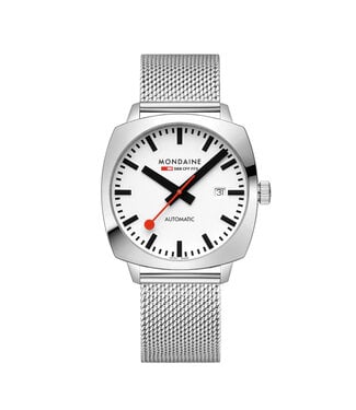 Cushion Automatic - zilver - 39 mm