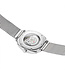 Mondaine Cushion Automatic horloge - zilverkleurige kast - zilverkleurige mesh band - 39 mm