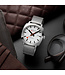 Mondaine Cushion Automatic horloge - zilverkleurige kast - zilverkleurige mesh band - 39 mm
