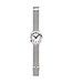 Mondaine Cushion Automatic horloge - zilverkleurige kast - zilverkleurige mesh band - 39 mm