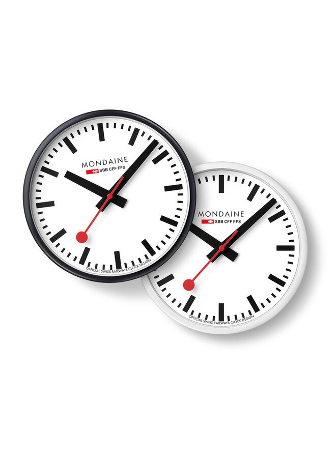M990.CLOCK.10SBB - Wandklok - 25 cm