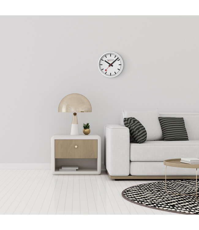 M990.CLOCK.10SBB - Wandklok - 25 cm