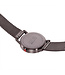 Mondaine Classic horloge - zilverkleurige kast - bruin leren band - 40 mm