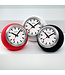 Mondaine Globe bureauklok - zwart - 60 mm - bolvormig design
