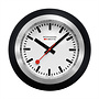 Mondaine Globe bureauklok - zwart - 60 mm - bolvormig design