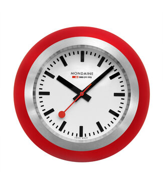 Globe Clock - Rood - 60mm