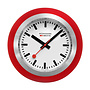 Mondaine Globe bureauklok - rood - 60 mm - bolvormig design