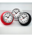 Mondaine Globe bureauklok - wit - 60 mm - bolvormig design