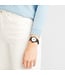 Mondaine Essence horloge - zwarte kast - zwart rubberen band - 32 mm