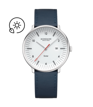 Doppio Solar - blauw - 41 mm