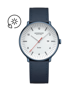 Doppio Solar - blauw - 41 mm