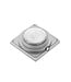 Mondaine Zurich Meeting Point bureauklok – zilverkleurig