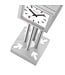 Mondaine Zurich Meeting Point bureauklok – zilverkleurig