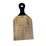 Houten snijplank 30x15x1 met zwarte greep