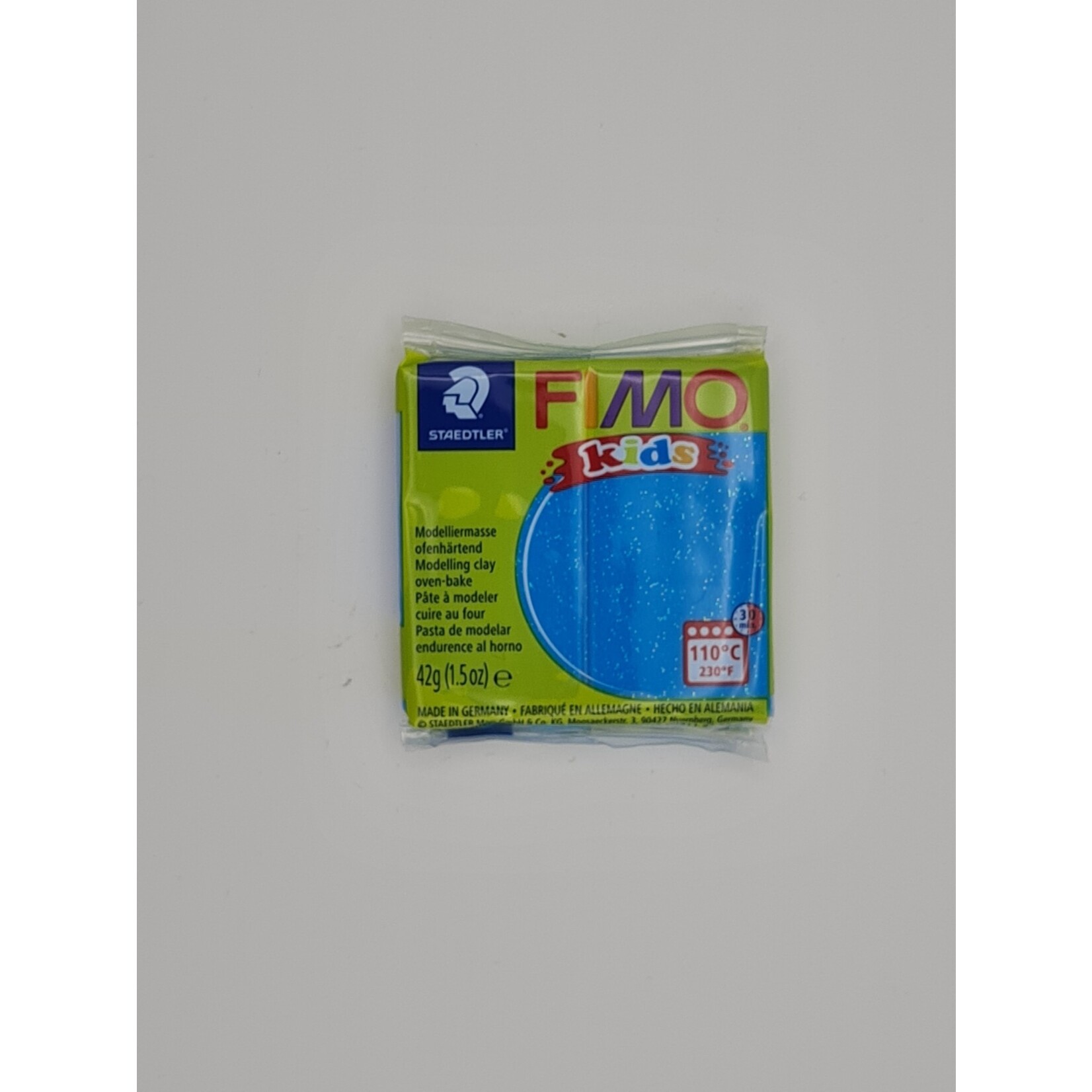 Fimo kids bleu paillette