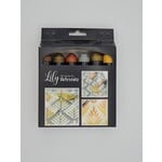 LILY Set 12 oil paint crayons  - Metallics