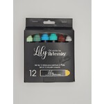 LILY Set 12 oil paint crayons - Pastels