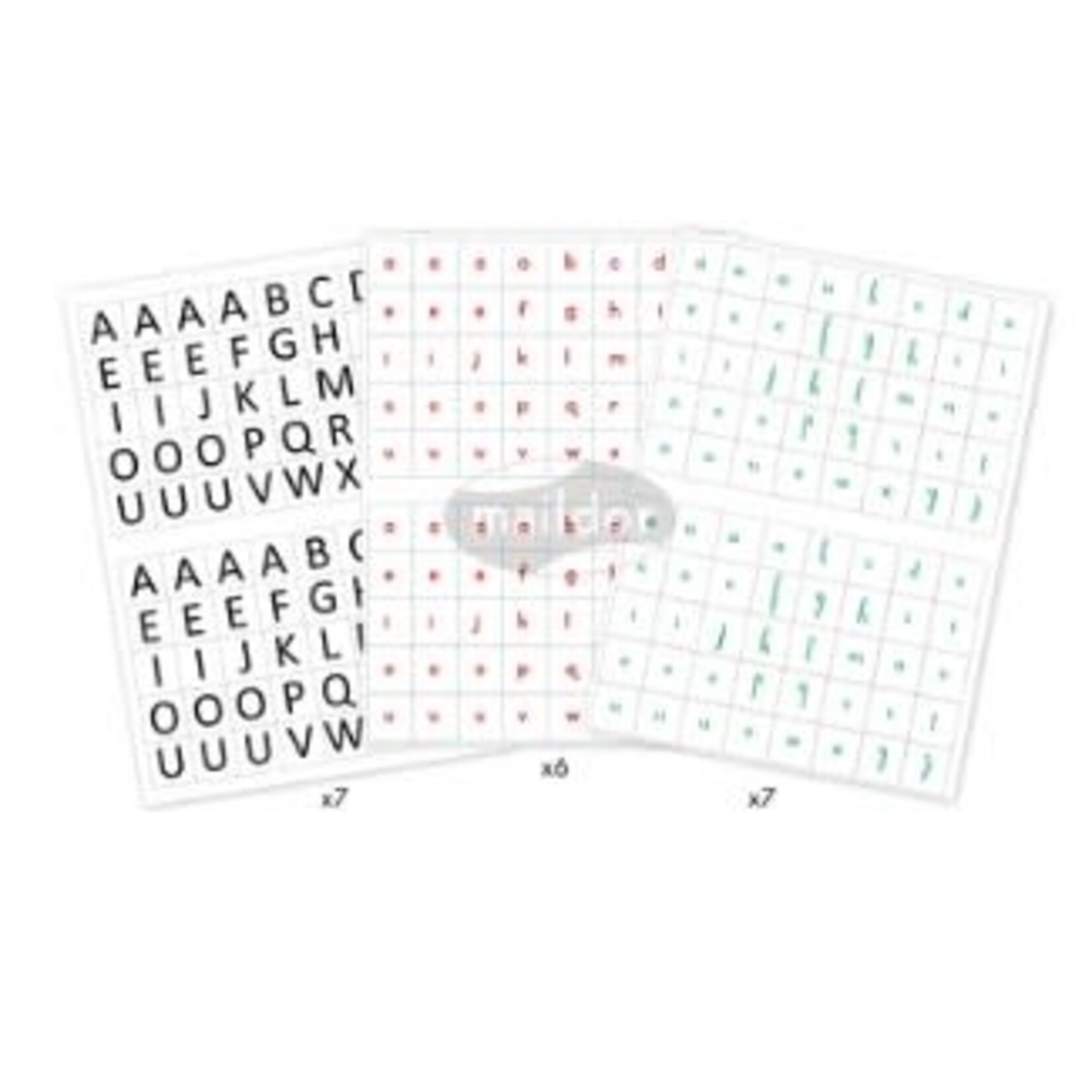 Educatives, Sach 20pl 16x21cm, Alphabet - Assortis