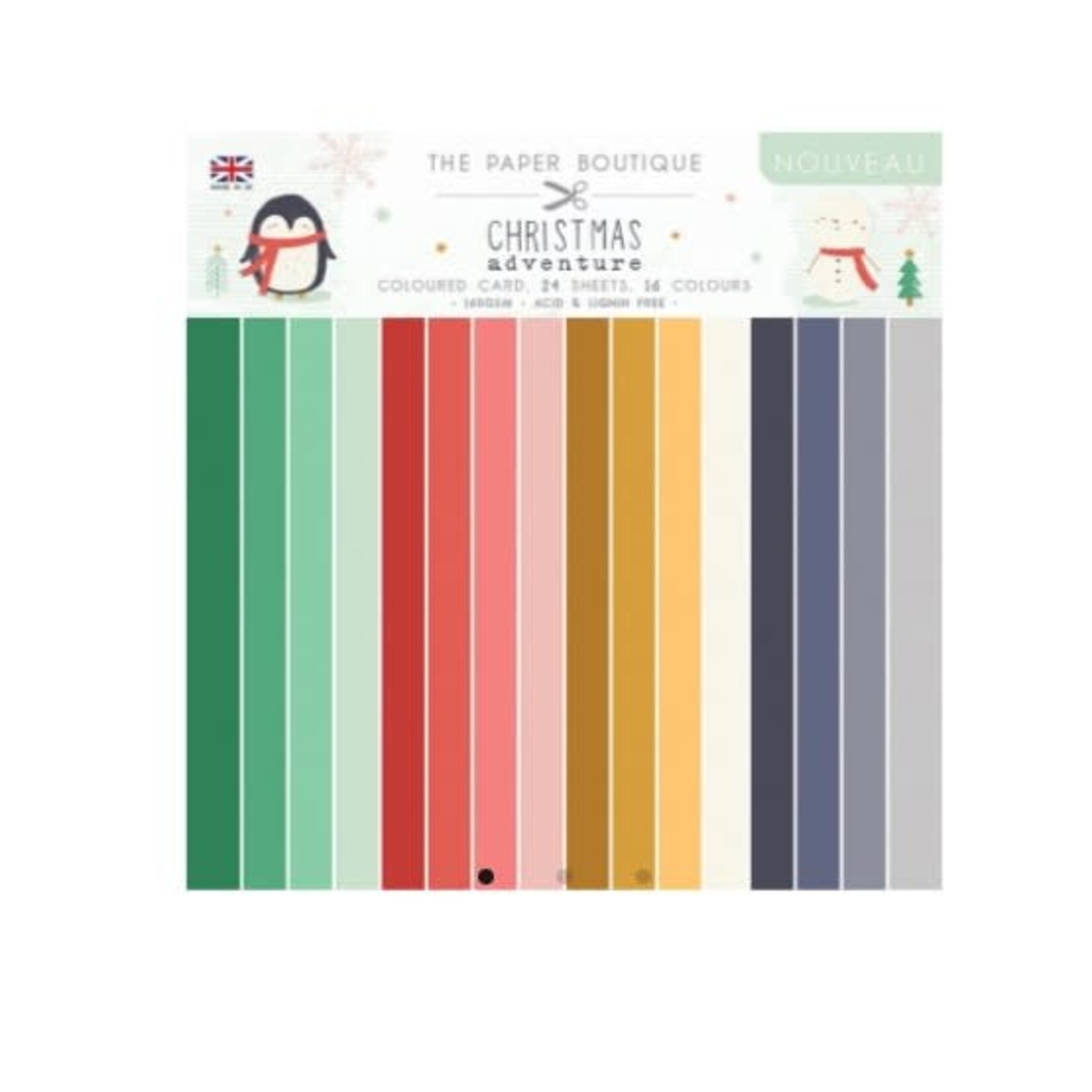 Christmas adventure colour card pack 20*20cm