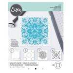 Sizzix • Layered Stencils Mosaic Flowers 4pièces