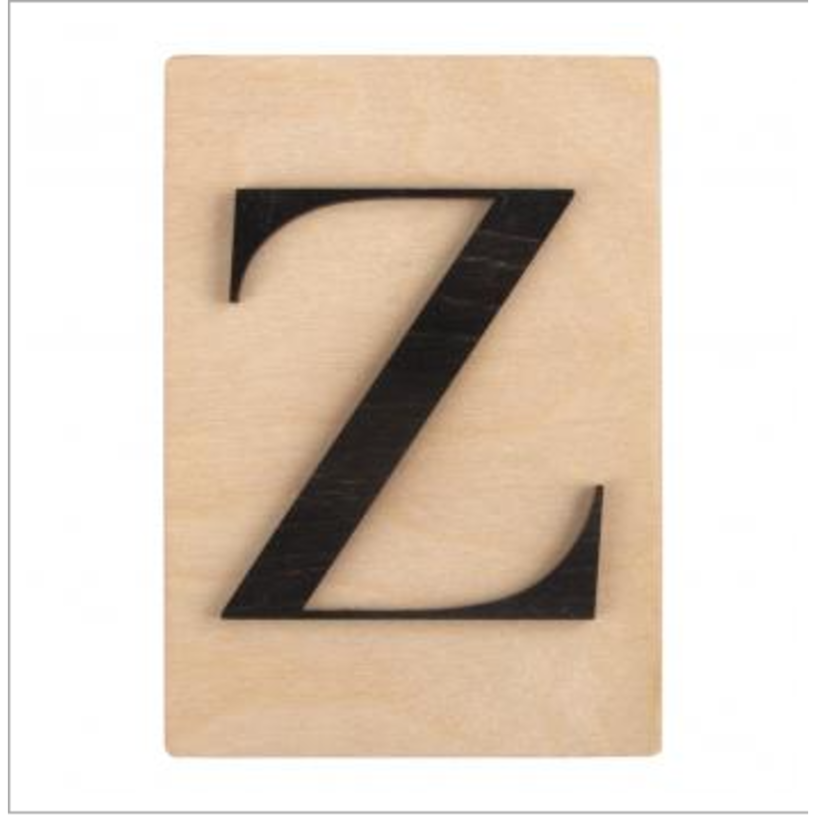 Lettre de bois Z