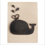 Lettre de bois baleine