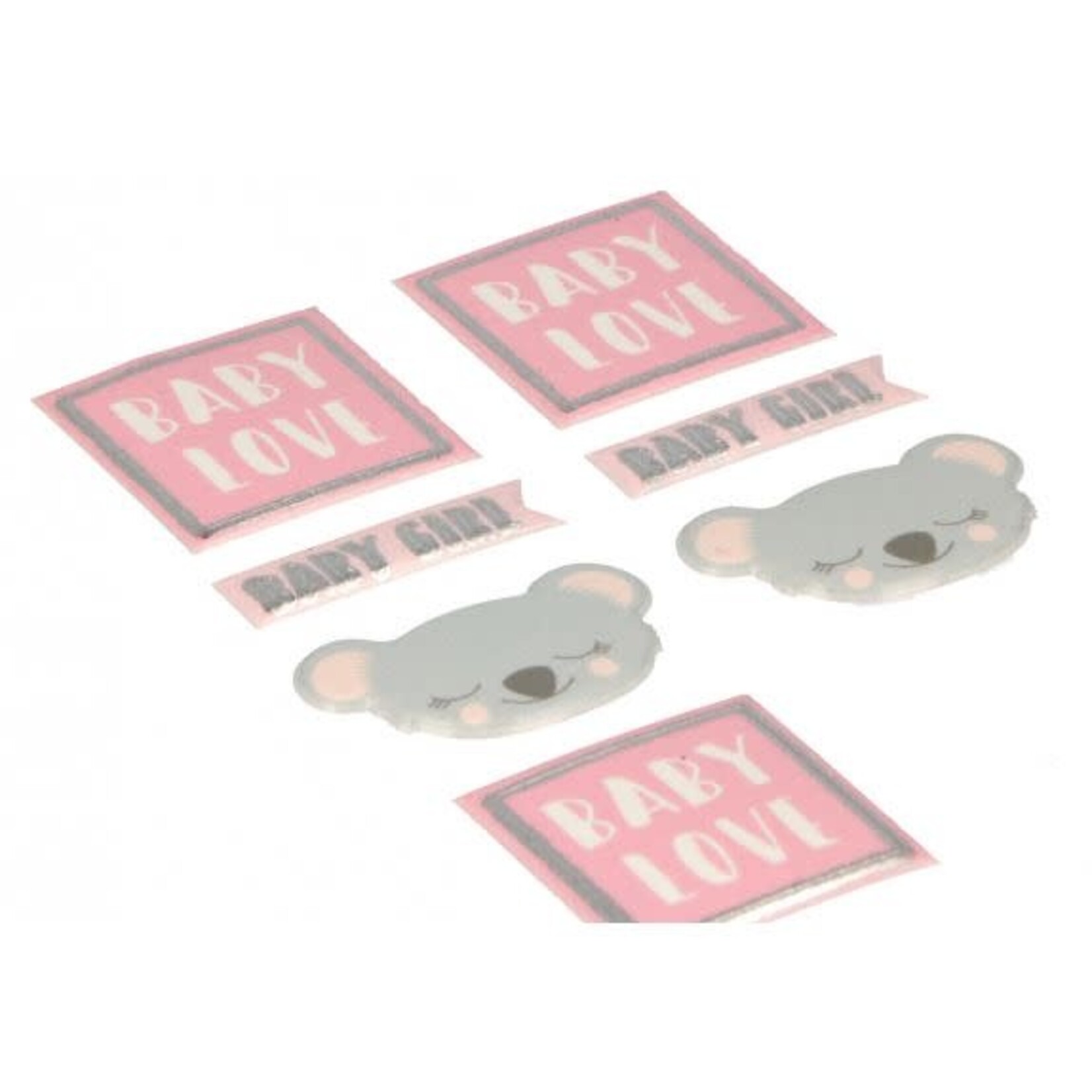 Stickers Puffies Koala baby girl