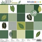 Set papier 40p Deep green