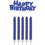 PME Bougies bleues Anniversaire