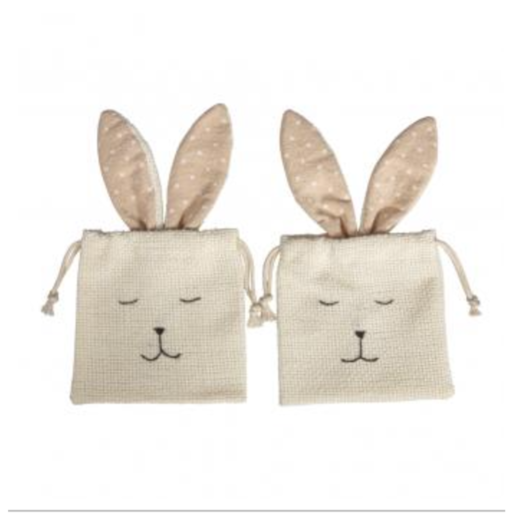 sachet tissus lapin 2pc