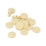 Perle ronde plate 15*4.3mm   17pcs