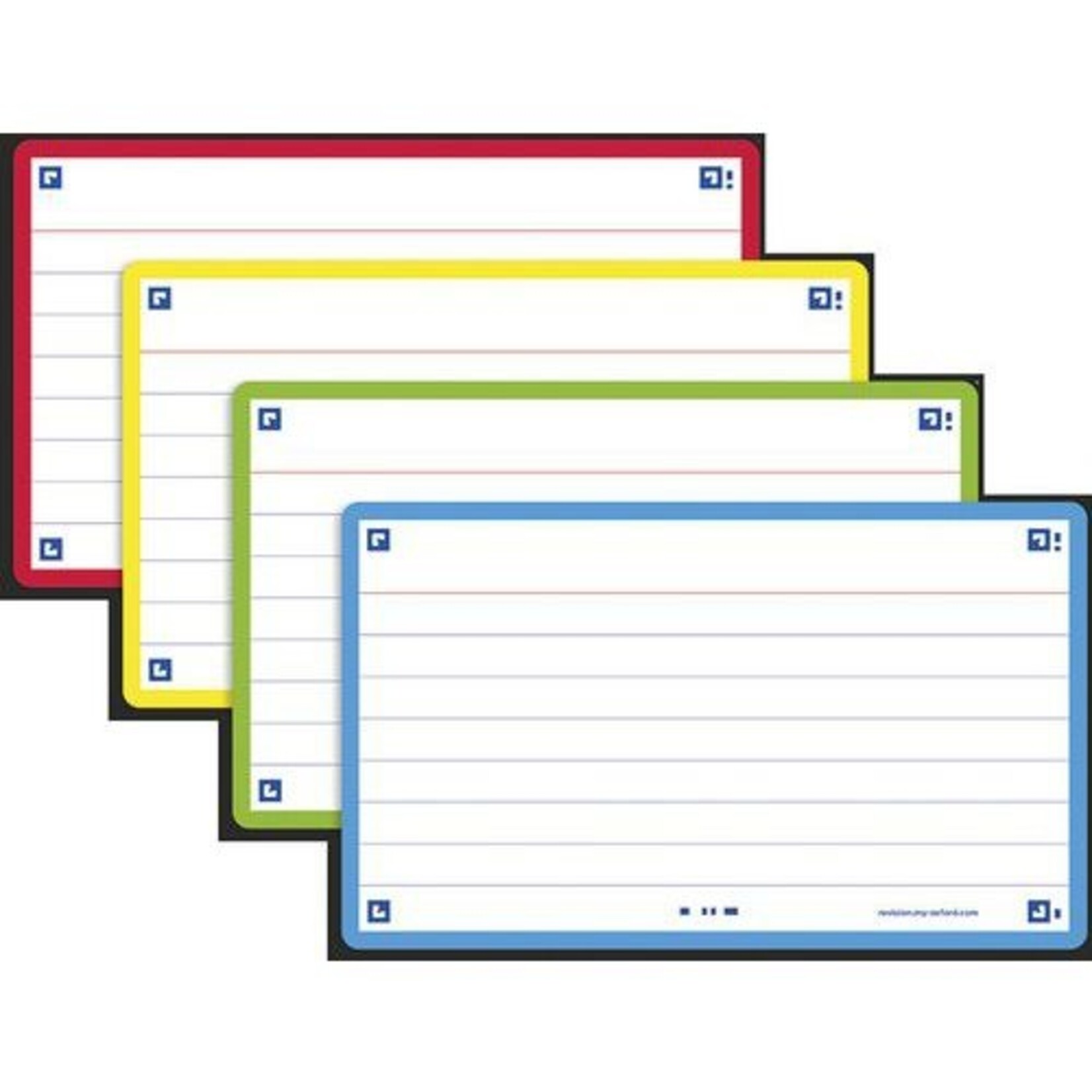 Oxford Flash card 80pc 75x125mm