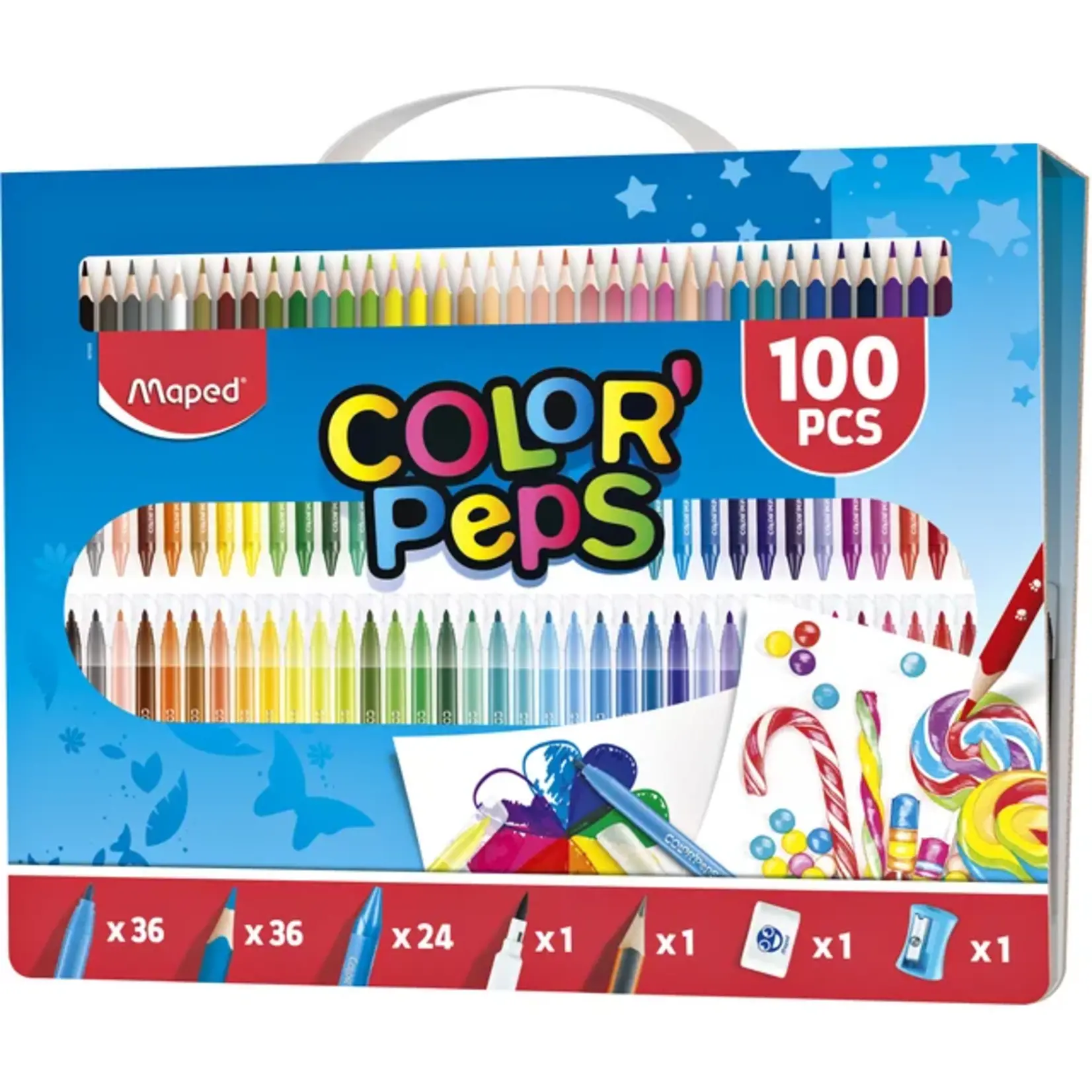 Kit Coloriage Color Peps, 100pc