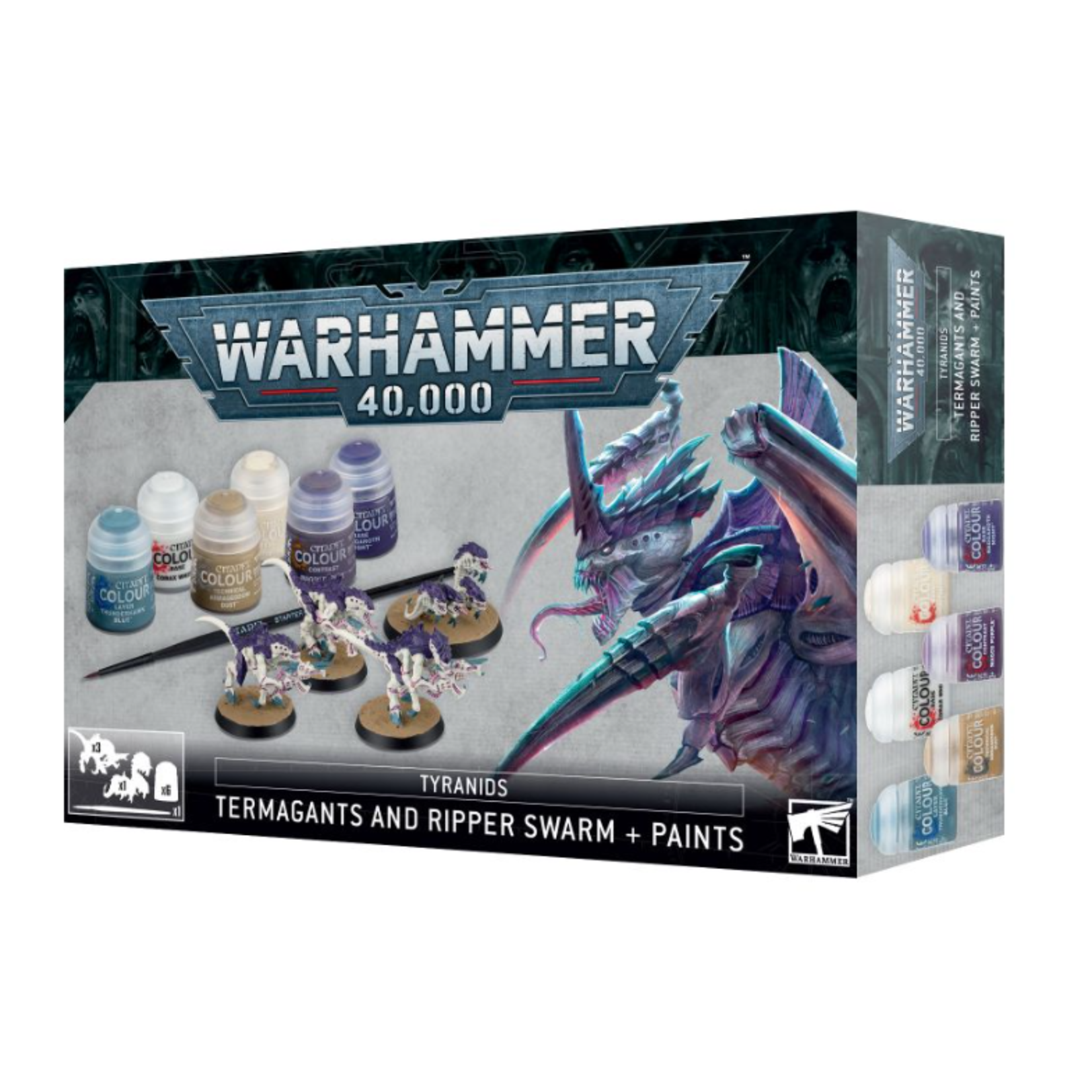 Warhammer Tyranides - Termagants et Nuées de Voraces + Set de Peinture