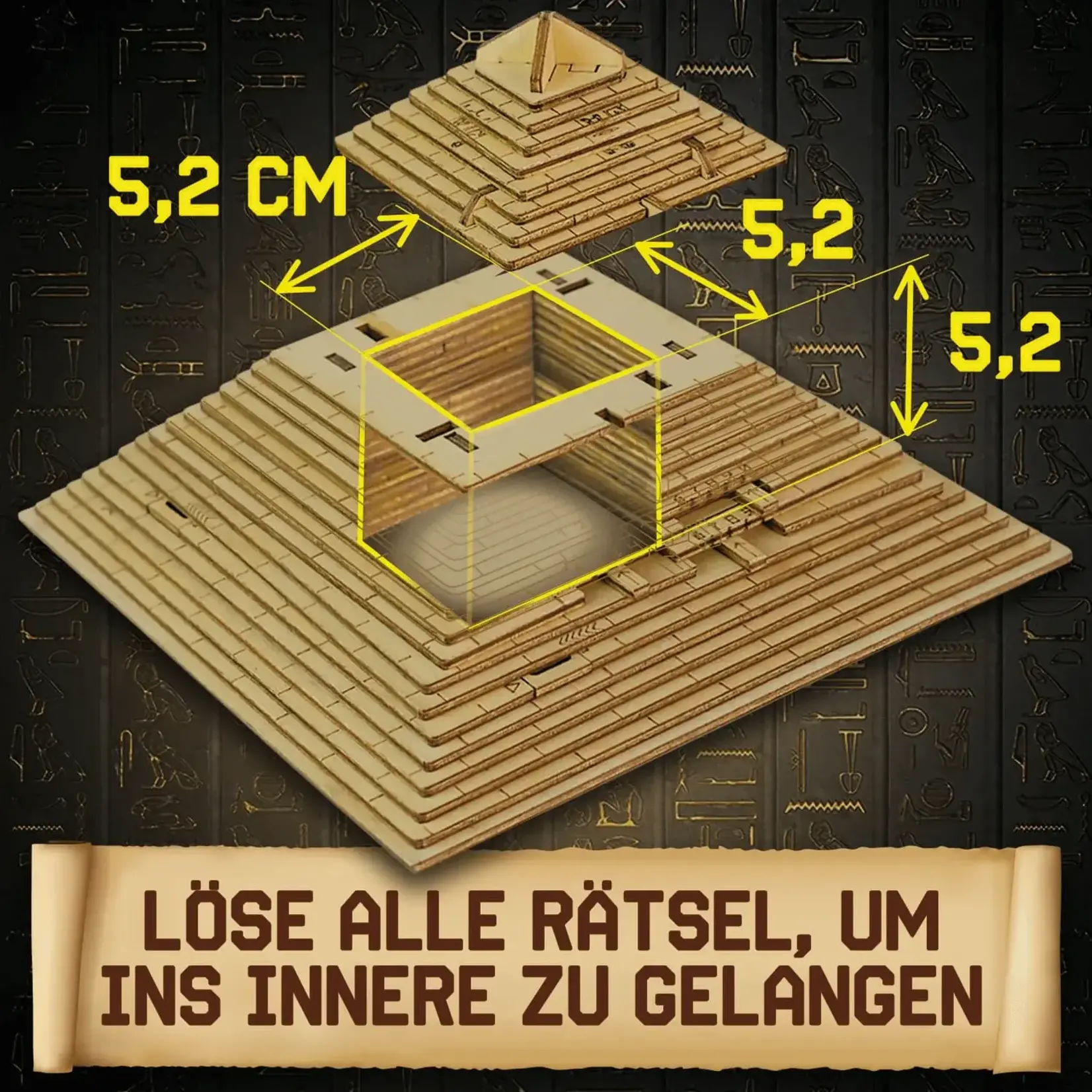 Loisirs nouveaux Escape Box Quest pyramid à monter