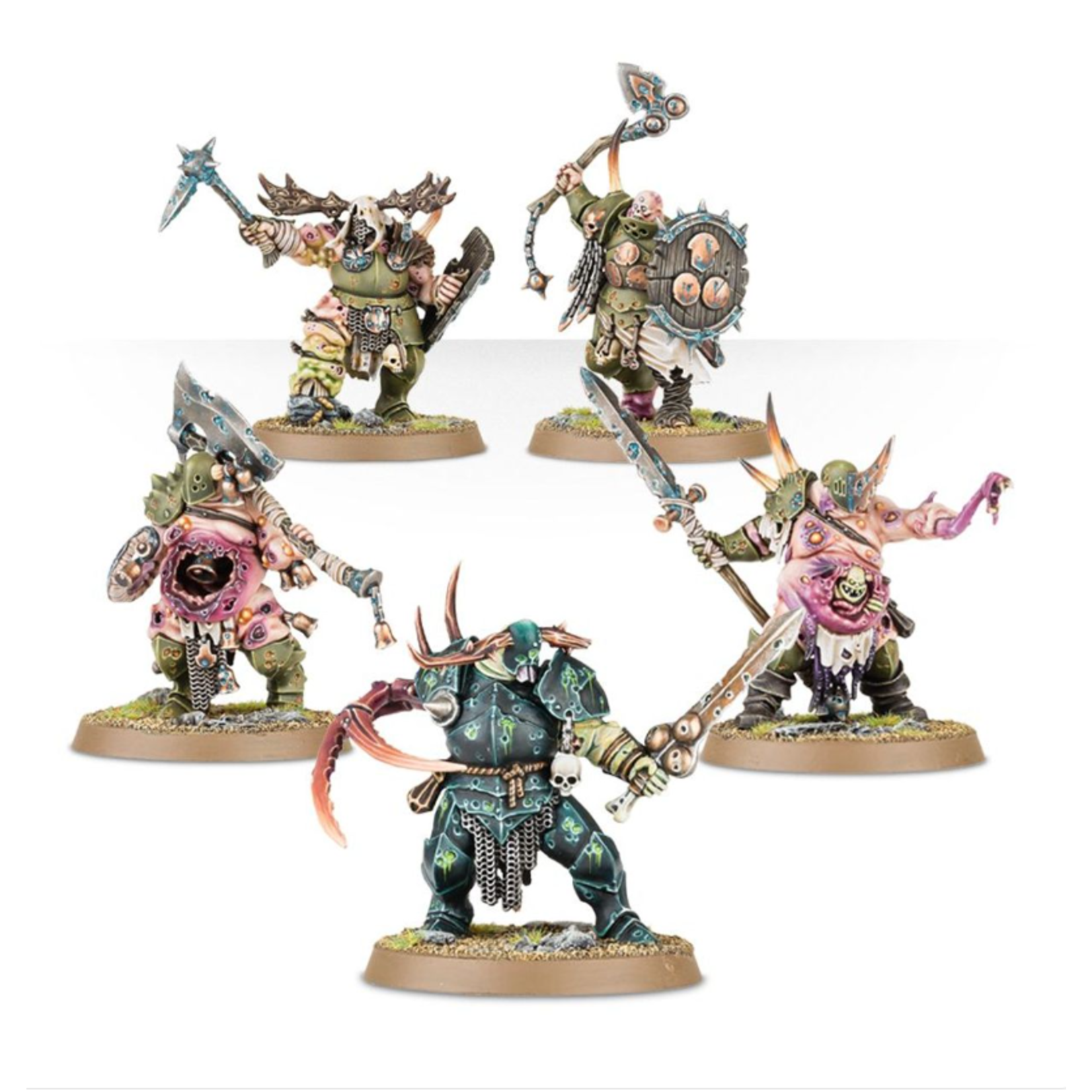 Warhammer Age of Sigmar - Maggotkin of Nurgle - Putrid blightkings