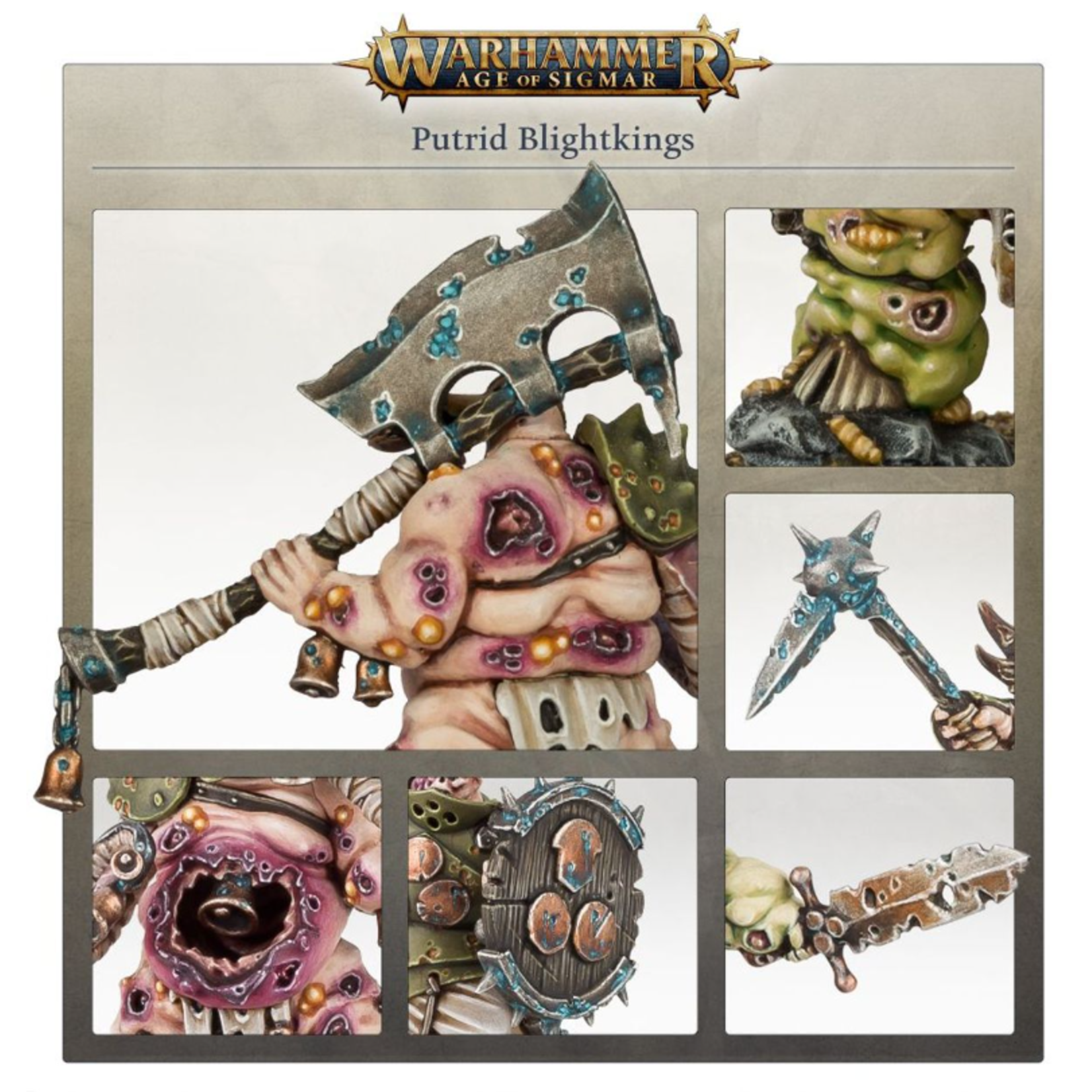 Warhammer Age of Sigmar - Maggotkin of Nurgle - Putrid blightkings