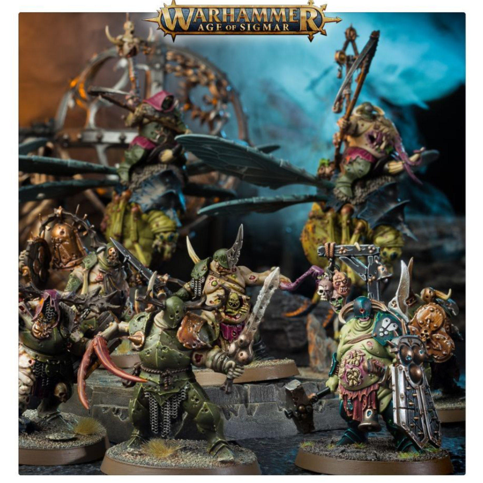 Warhammer Age of Sigmar - Maggotkin of Nurgle - Putrid blightkings