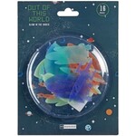 APLI forme en acrylique "glow in the dark" thème Espace - 16pcs