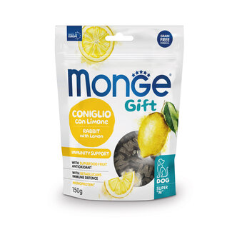 Monge Gift Dog Treats - Super M Immunity Adult Rabbit with Lemon