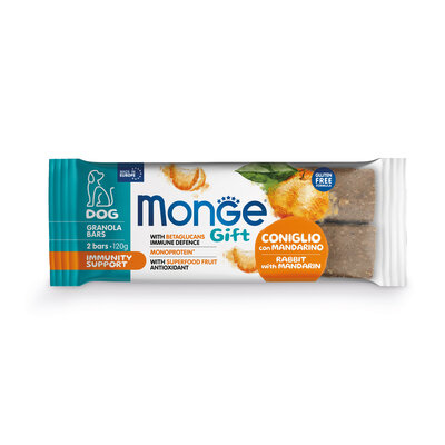 Hundesnacks - Müsliriegel Immunität Adult Kaninchen mit Mandarine