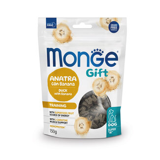 Monge Gift Hundesnacks - Super M Training Adult Ente mit Banane